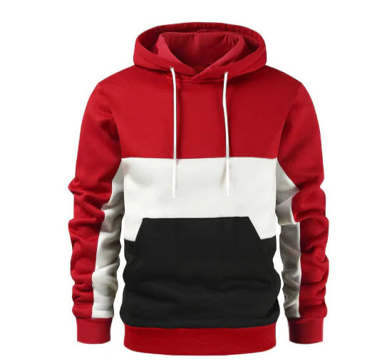 Color Block Hoodie Casual Jacket