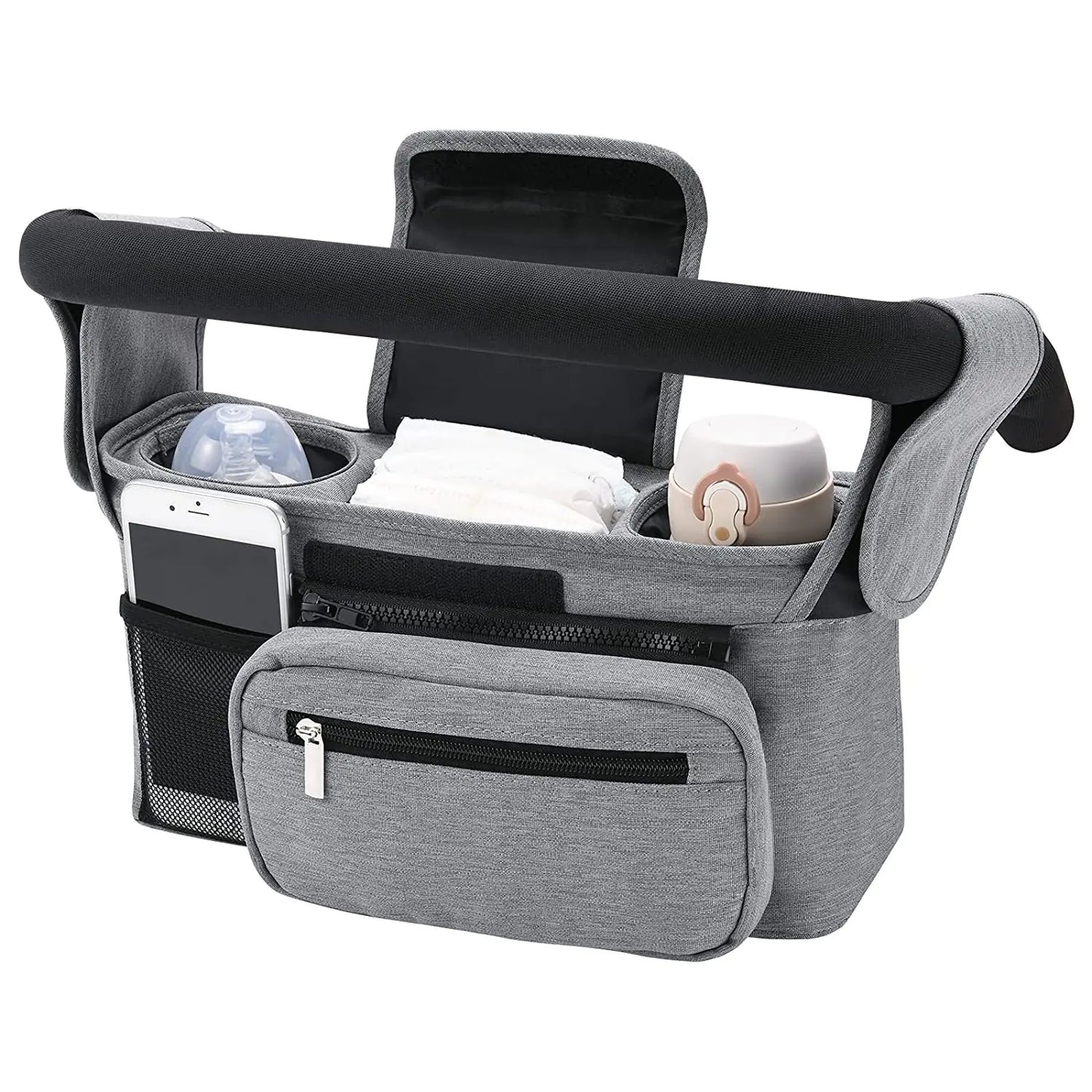 Universal Baby Stroller Organizer Bag and Storage Basket