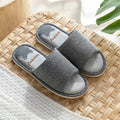 Linen Home Platform Slippers