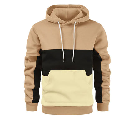 Color Block Hoodie Casual Jacket
