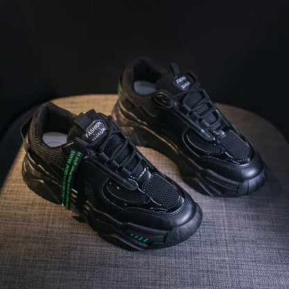 Trendy Women's Dad Sneakers - Ulzzang Style Sports Shoes