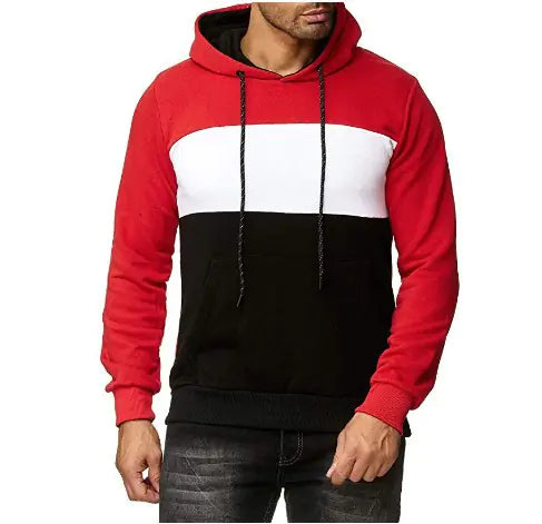 Color Block Hoodie Casual Jacket