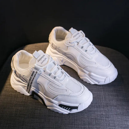 Trendy Women's Dad Sneakers - Ulzzang Style Sports Shoes