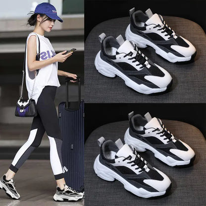 Trendy Women's Dad Shoes - Casual Sports Sneakers