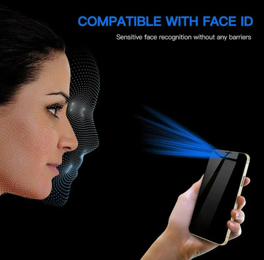 3 Pack For iPhone 15 14 13 12 11 Pro Max Privacy Tempered Glass Screen Protector