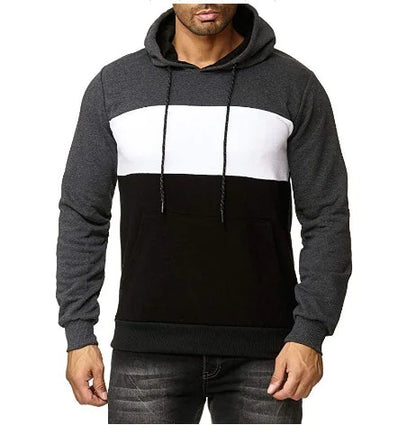 Color Block Hoodie Casual Jacket