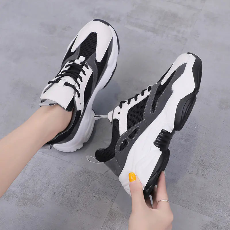 Trendy Women's Dad Shoes - Casual Sports Sneakers