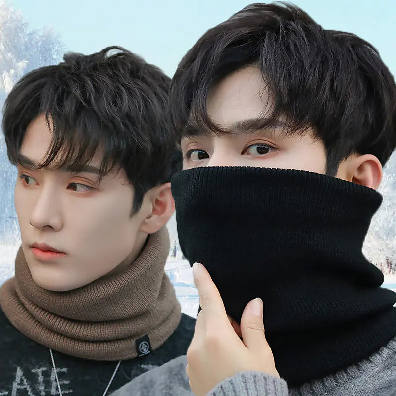 Unisex Thick Knit Wool Scarf