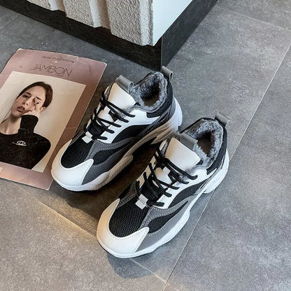 Trendy Women's Dad Shoes - Casual Sports Sneakers