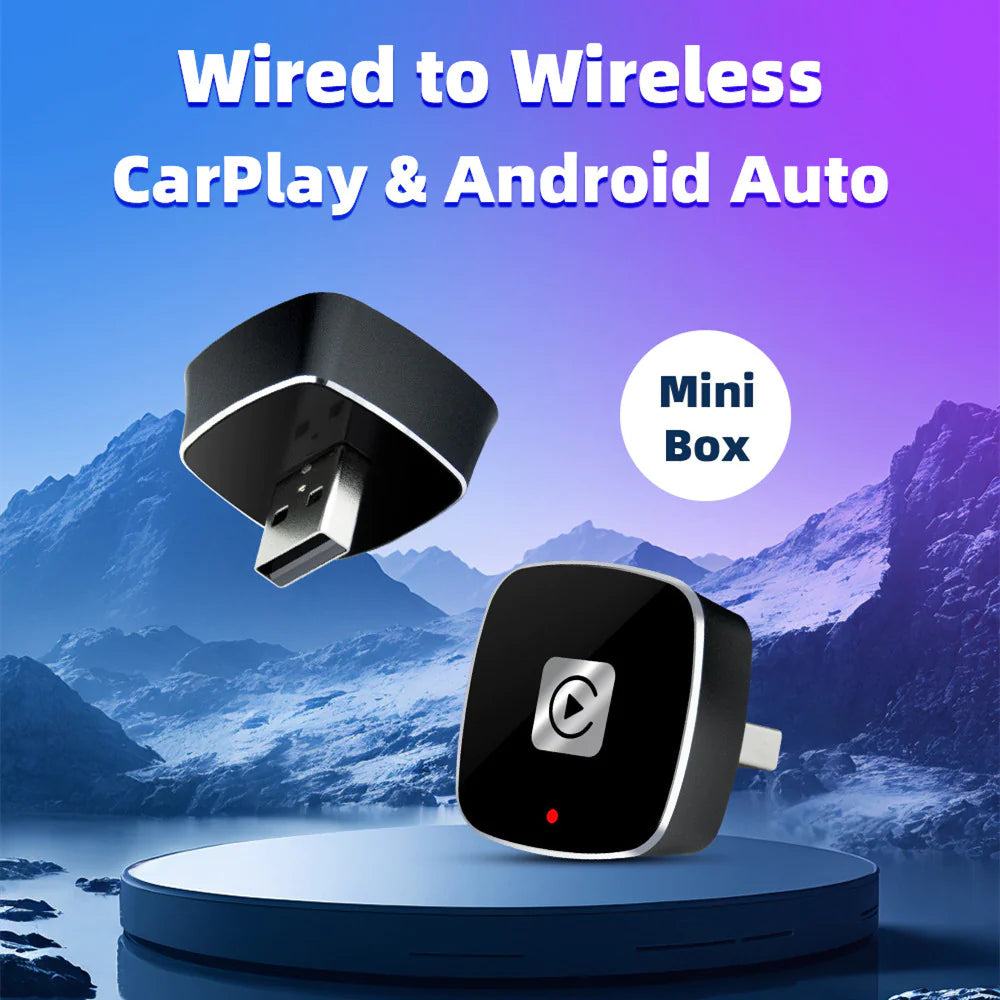 Mini Wired-to-Wireless Car Adapter
