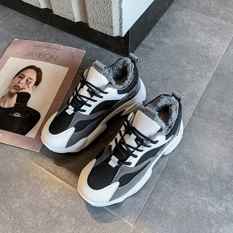 Trendy Women's Dad Shoes - Casual Sports Sneakers